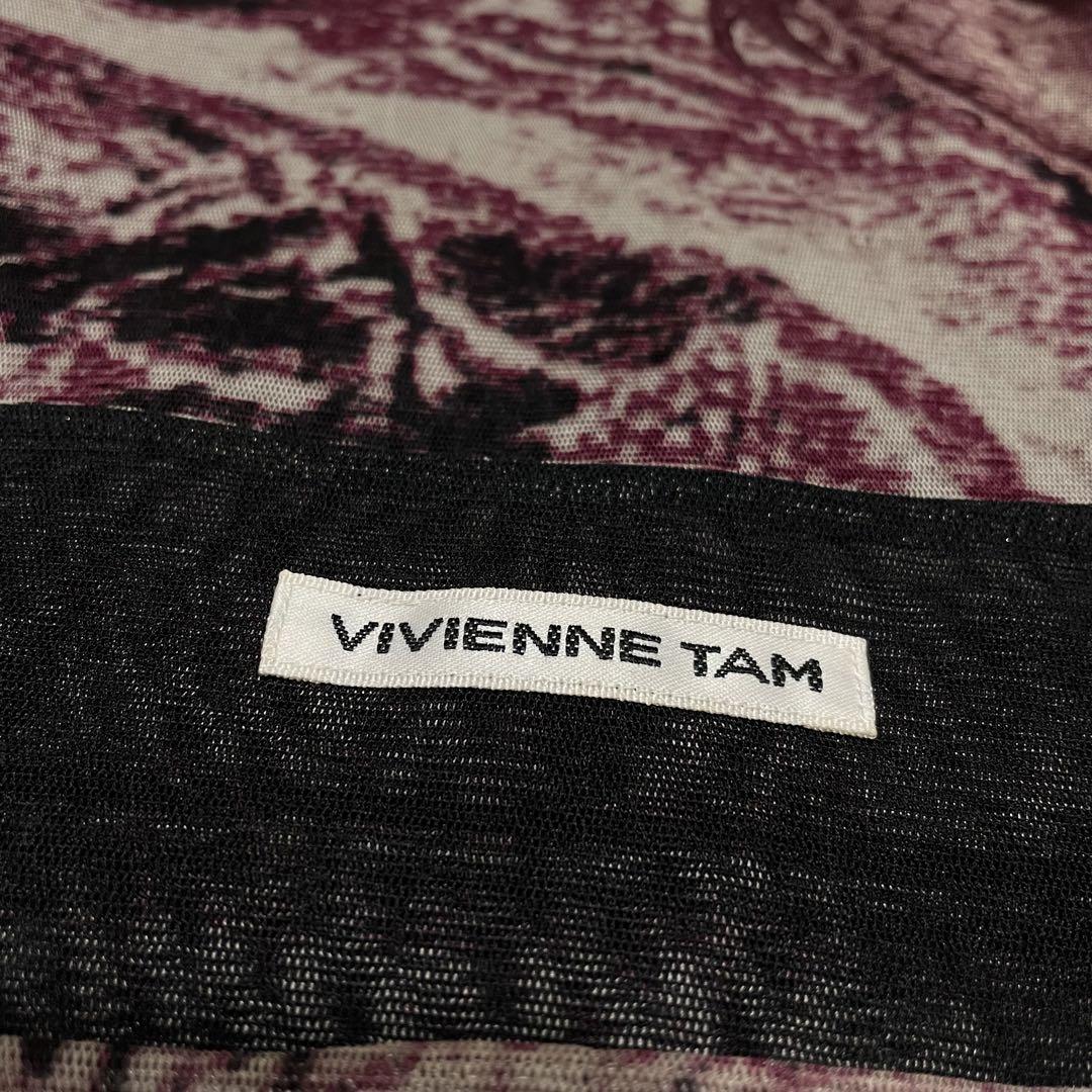 人気特価 vivienne tam ヴィヴィアンタム パワーネット 上 ドラゴン トップス