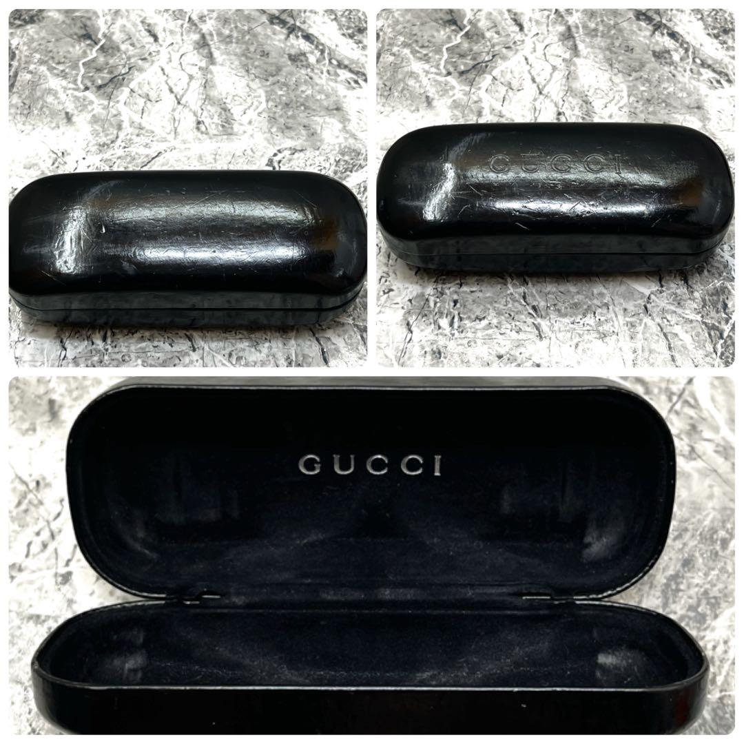 美品✨ GUCCI サングラス Gロゴ ライトストーン スクエア
