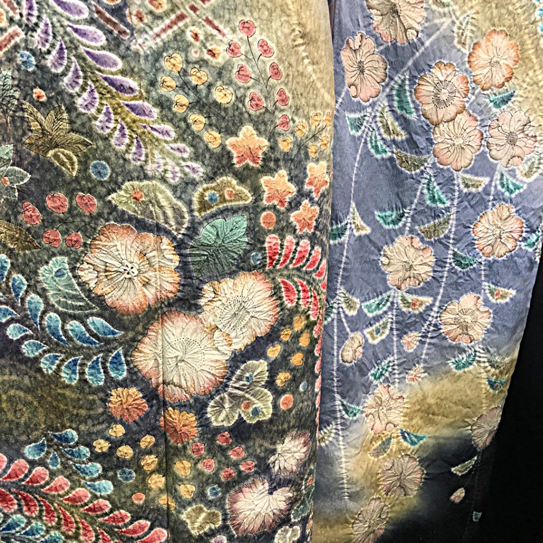 ついに再販開始!】 □逸品□幻想辻が花□銀通し□正絹振袖フルセット ...
