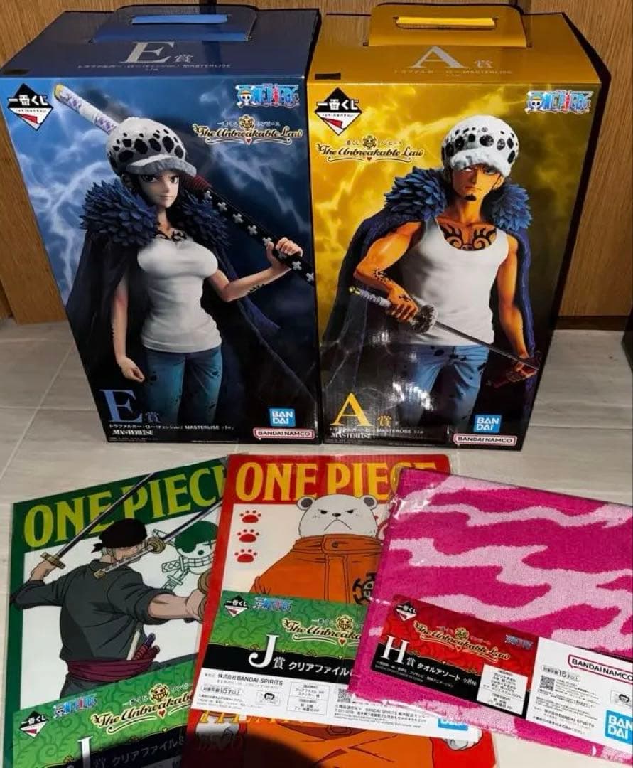 一番くじ　ワンピース　トラファルガー・ロー フィギュア A賞　E賞