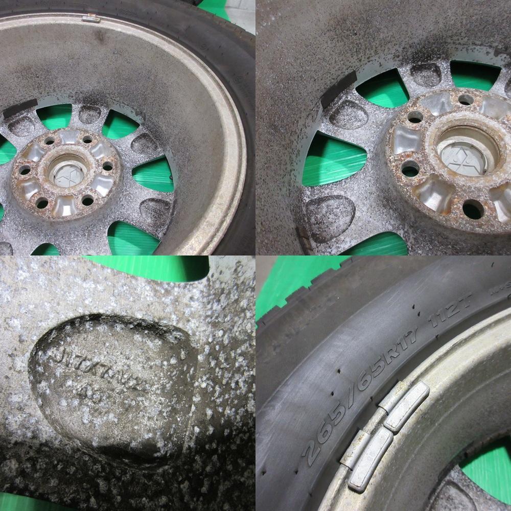 希少 三菱 パジェロ純正 265/65R17 2022年バリ山スタッドレス