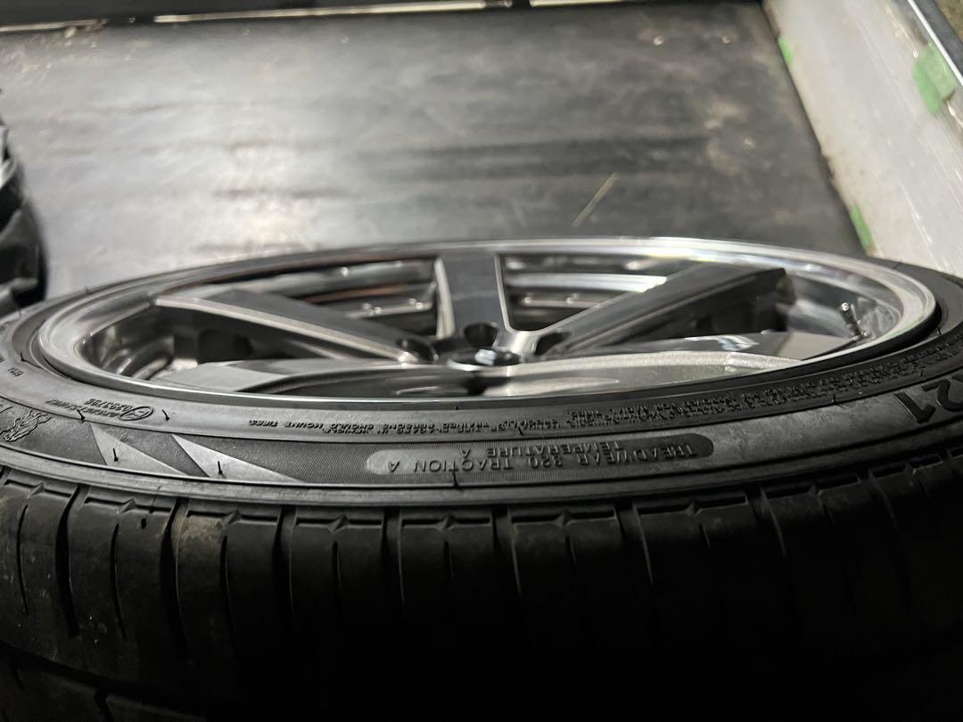 WORKジースト21インチ9.5j+34