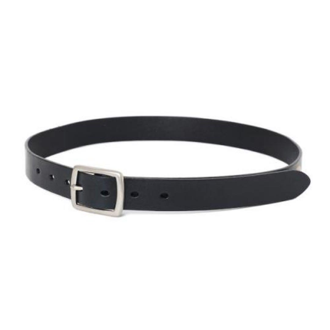 25ss CHALLENGER FIRE LEATHER BELT 黒