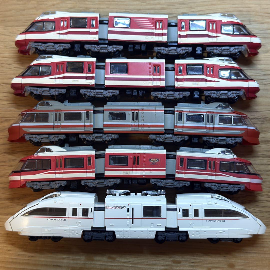小田急　bトレ ロマンスカー　HiSE LSE VSE 15両セット