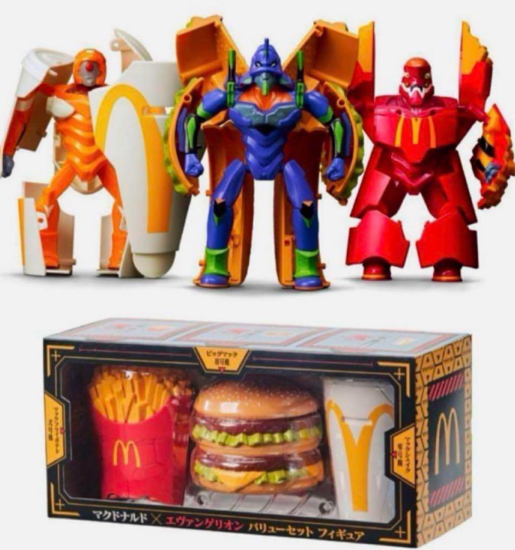 マクドナルド バリューセット エヴァンゲリオン フィギュア