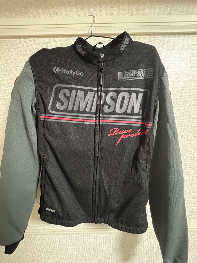 SIMSON レース用ジャケット 黒 グレー