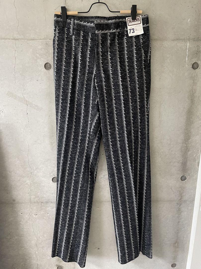 レトロモダンな雰囲気が魅力 【SLACKS スラックス パンツ 73サイズ】
