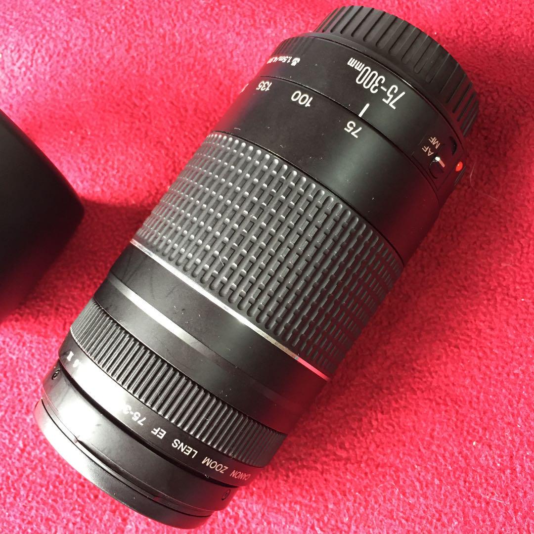 【スーパーセール】 Canon 75-300mm 望遠レンズ 一眼レフ用 - レンズ(ズーム)