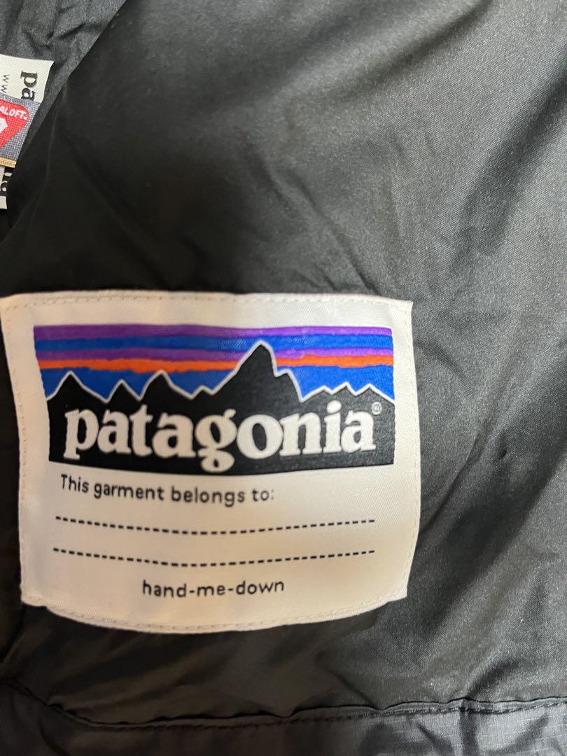 ★モカコ★ patagonia 黒 キルティングジャケット　子どもXL