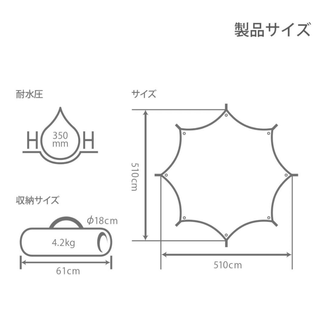 DOD OKRA TARP ブラック
