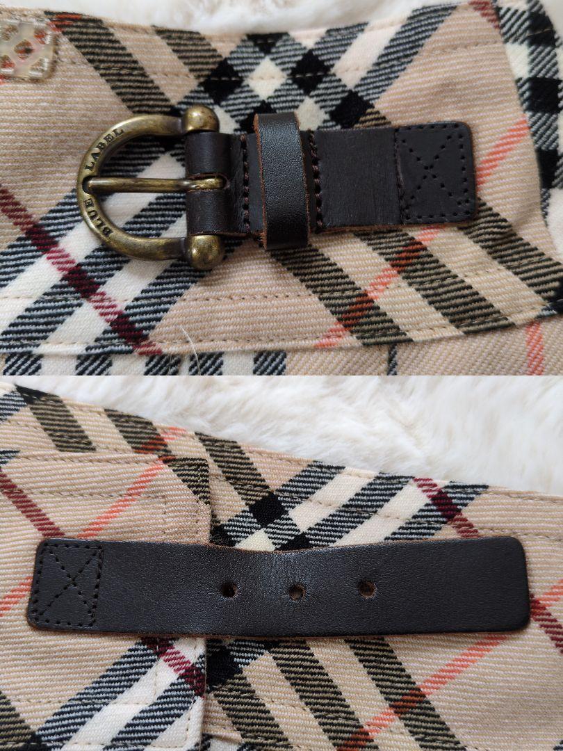 BURBERRY BLUELABEL バーバリー　ノバチェックミニスカート