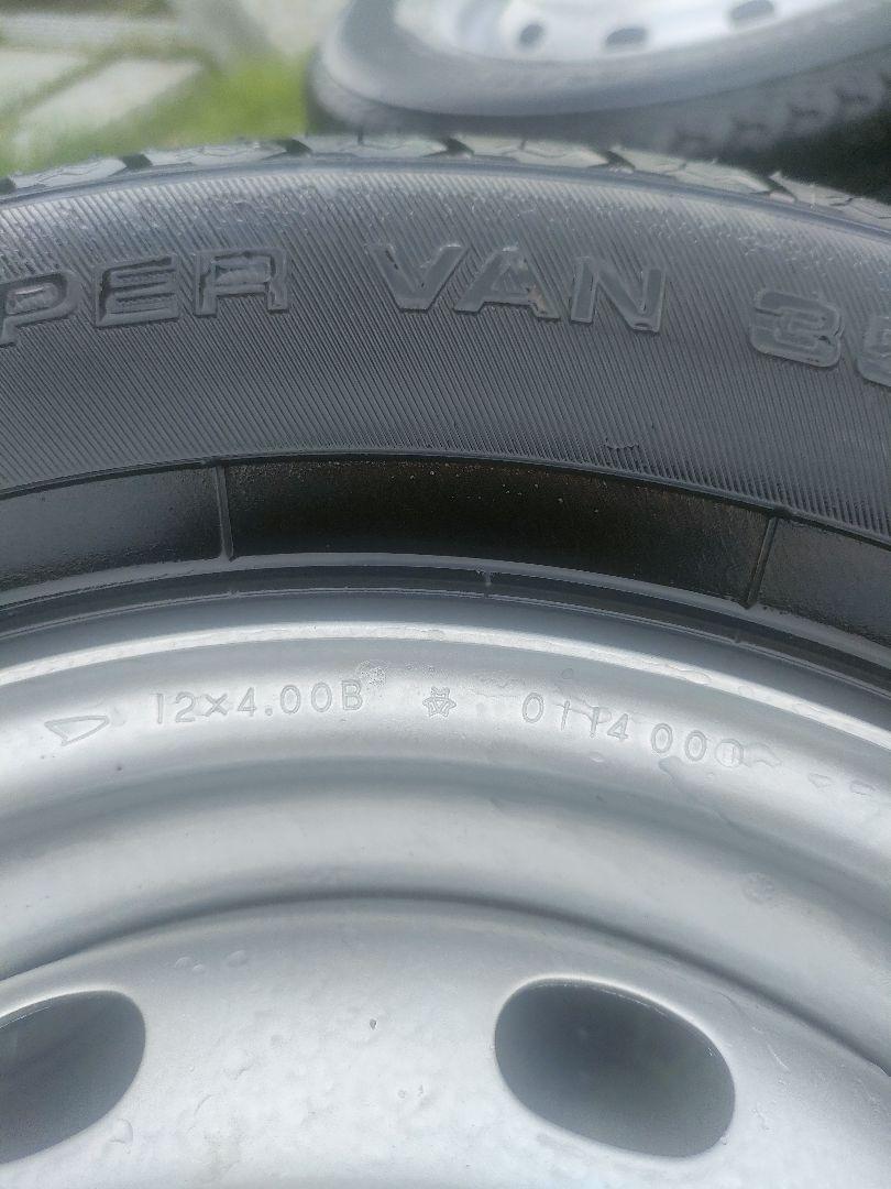 軽トラ用　夏タイヤ4本セット 145/80R12 ダイハツ　ハイゼットトラック