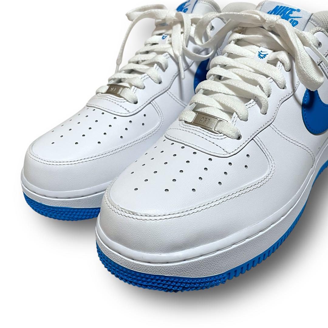 1094 【未使用級】NIKE ナイキ 27.5cm エアフォース1 白 青