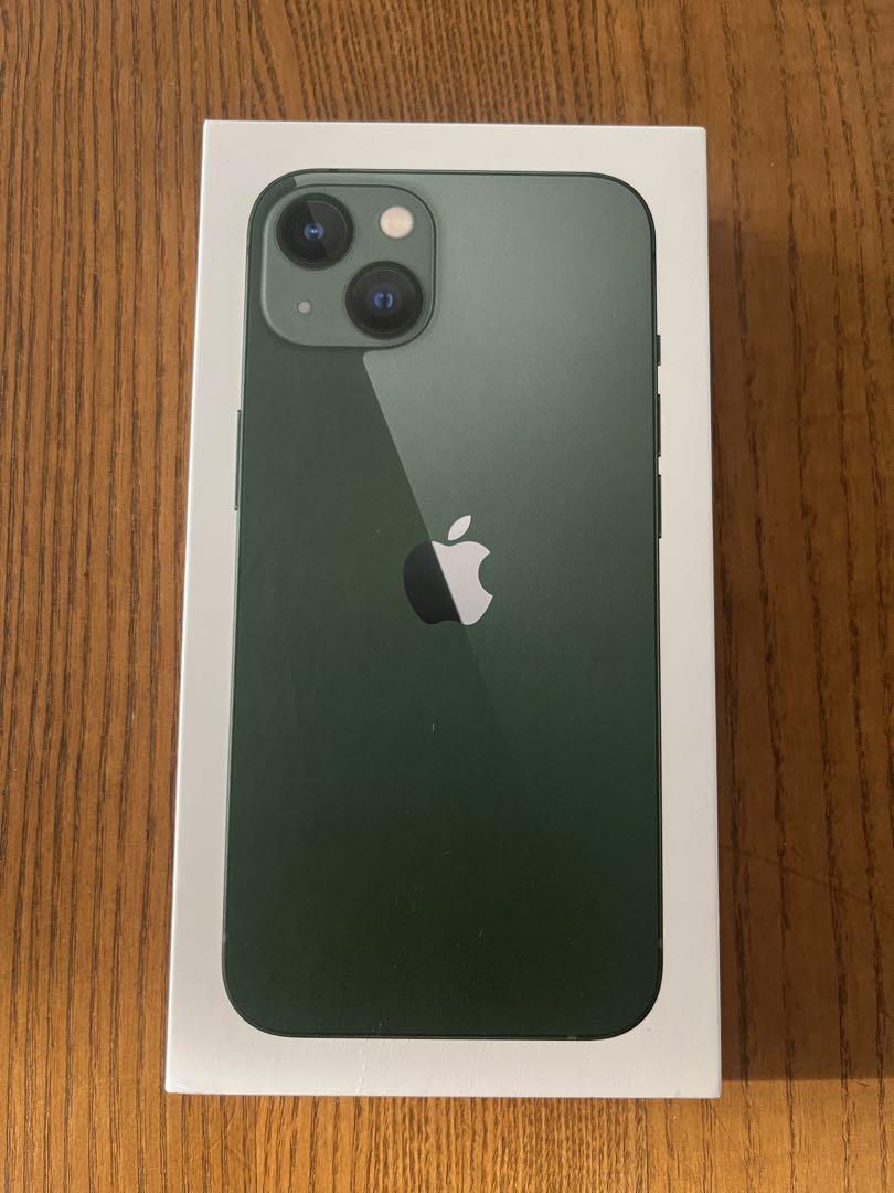【ジャンク品】iPhone 13 本体 ダークグリーン 128GB 箱付き