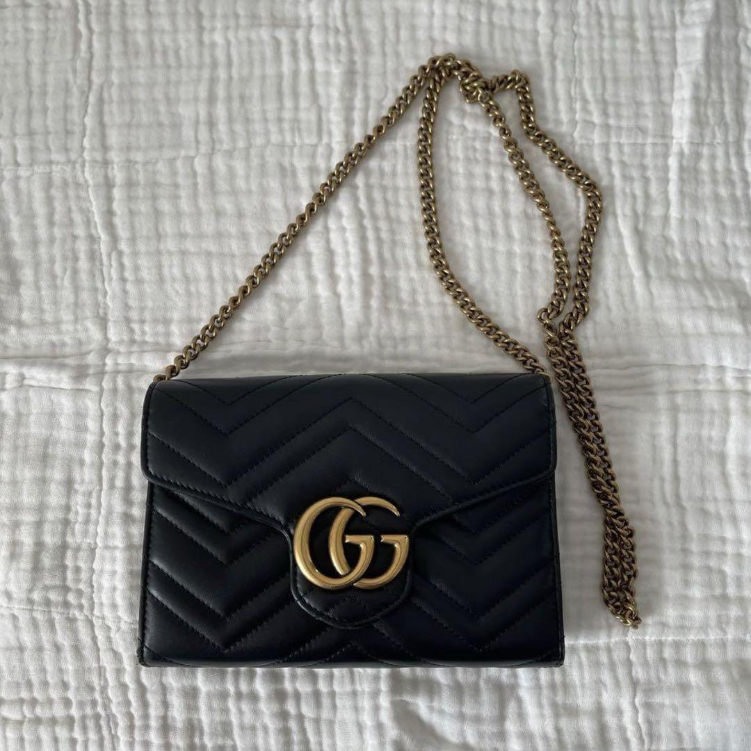 GUCCI グッチ チェーンウォレット ショルダーバッグのサムネイル