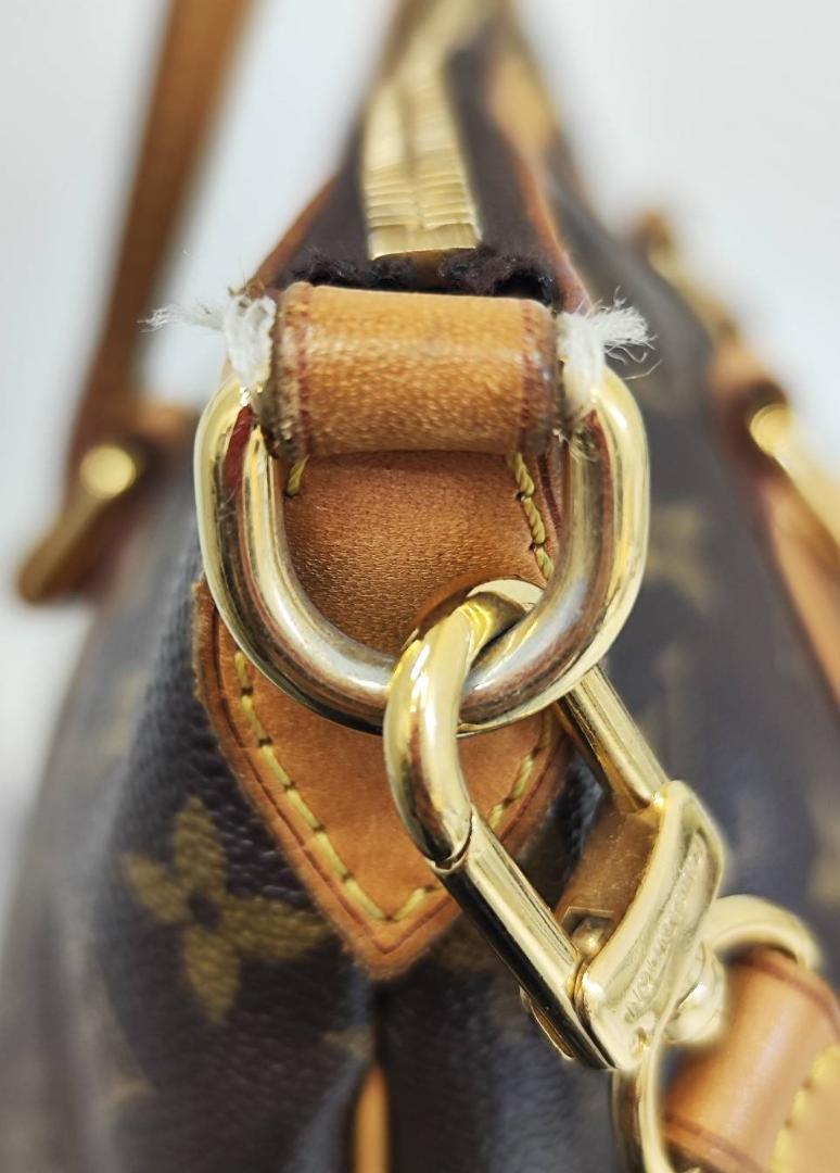 【美品】ルイヴィトン　パレルモ　バッグ　モノグラム　金ファスナー