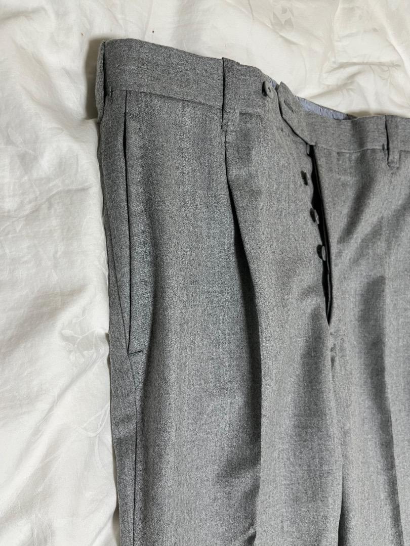 Le Spade レスパーデ ハンドメイド ワンプリーツ パンタローネ
