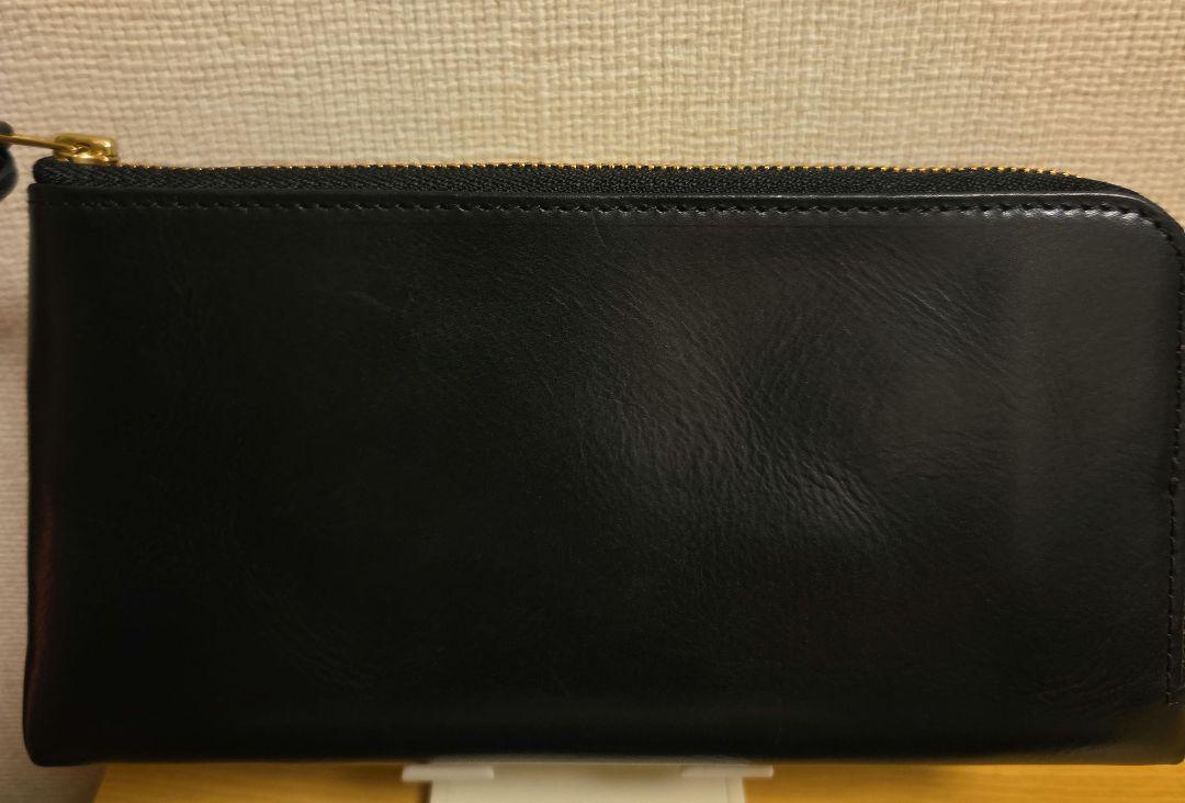 PORTER ブラック レザー ソーク長財布