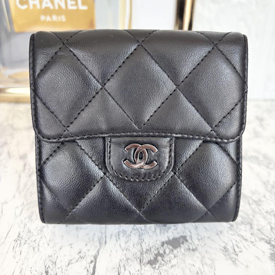 A-neko☆ 様　CHANEL マトラッセ　折り財布　三つ折り　財布
