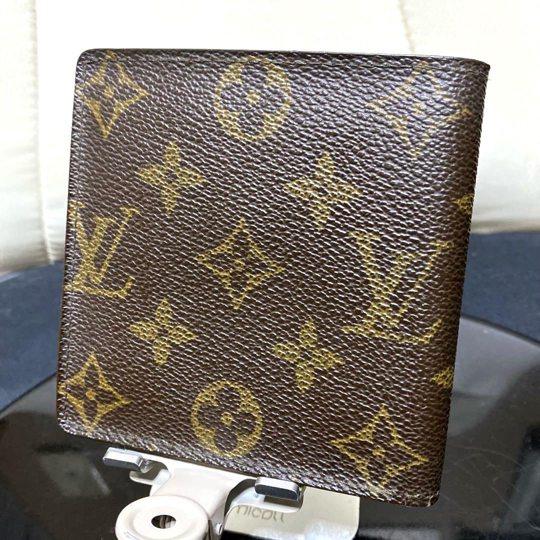 ⑥☆在庫SALE/優良品☆モノグラム♪マルコ☆2つ折り財布★コインポケットあり