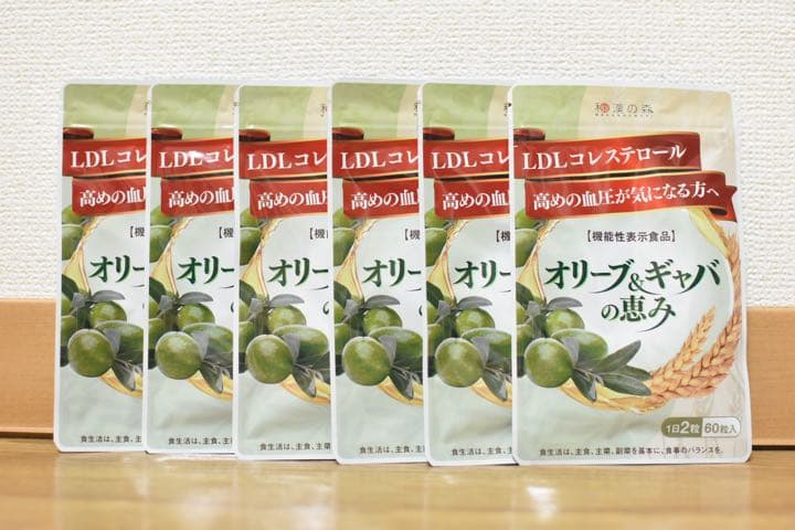 通販 激安◇通販 激安◇オリーブ&ギャバの恵み 30日分 60粒入 6袋