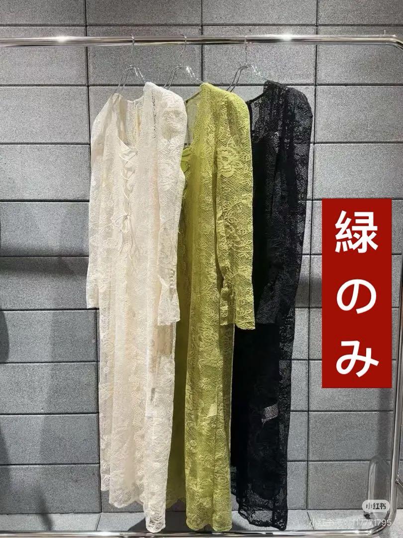 新品ameri ーTABLE CROSS LACE UP DRESS