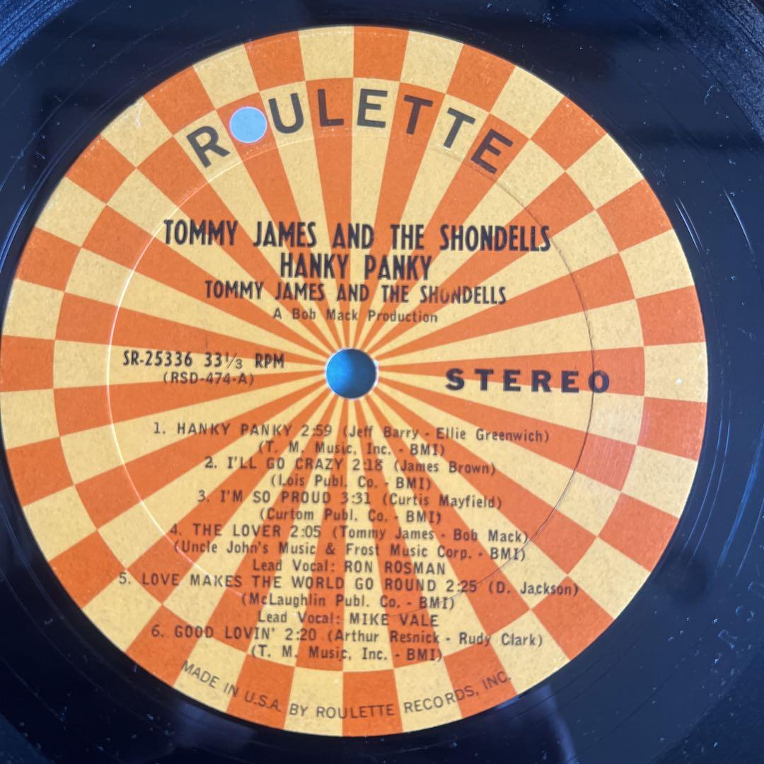 Tommy James & The Shondells Hanky Panky 洋楽