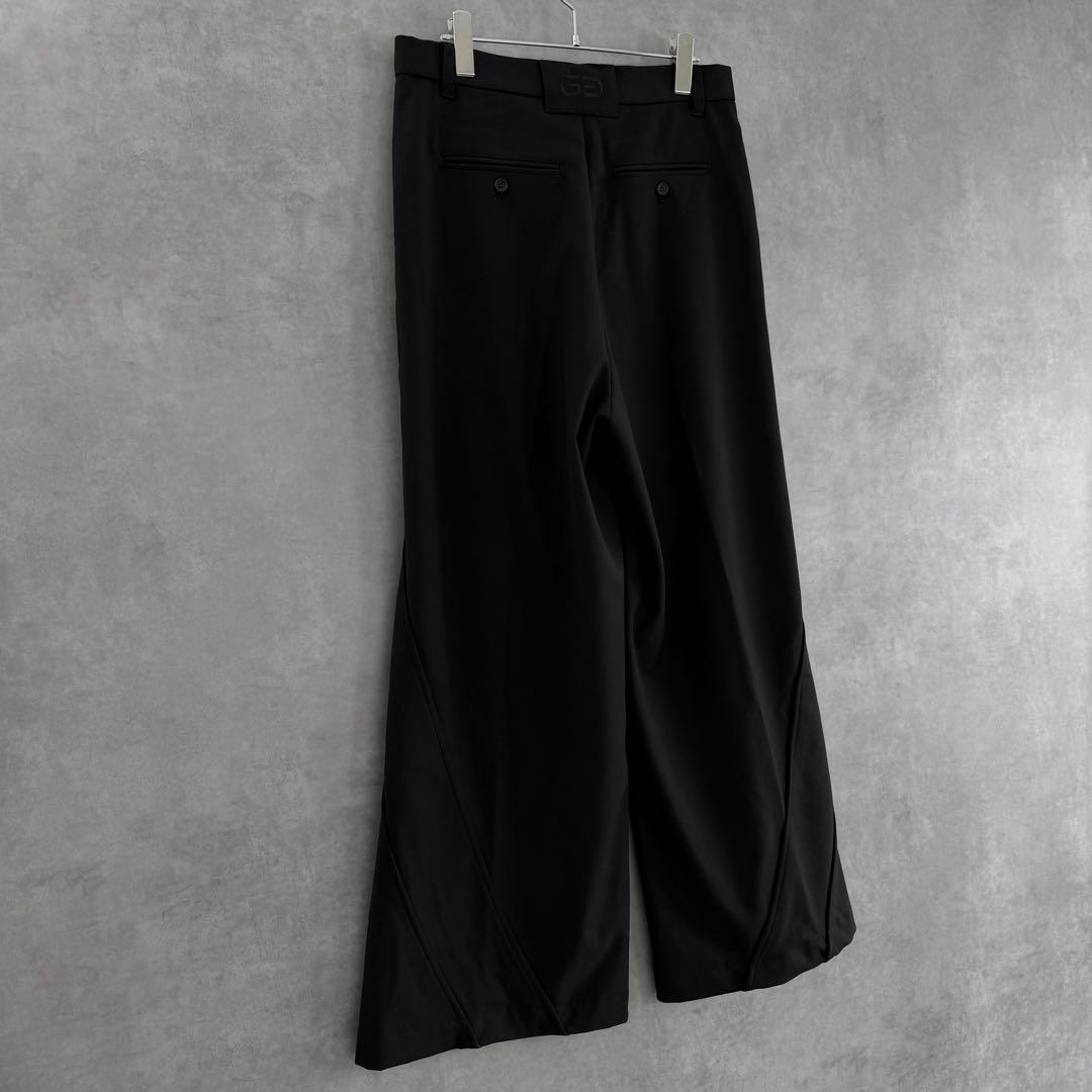 美品 GOAT ESSENCE TUCK BAGGY PANTS 2 スラックス