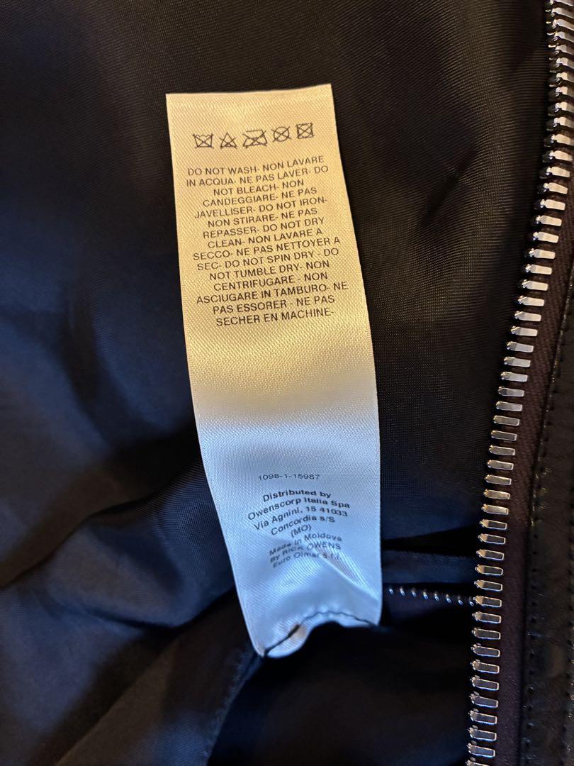 Rick owens acid leather classic flight
