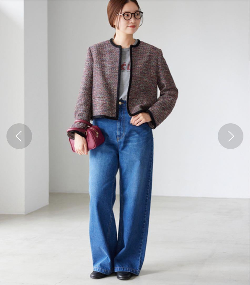 新品未使用タグ付◇IENA ツイードジャケット シャツブラウス 新品未使用タグ付◇IENA ツイードジャケット シャツブラウス