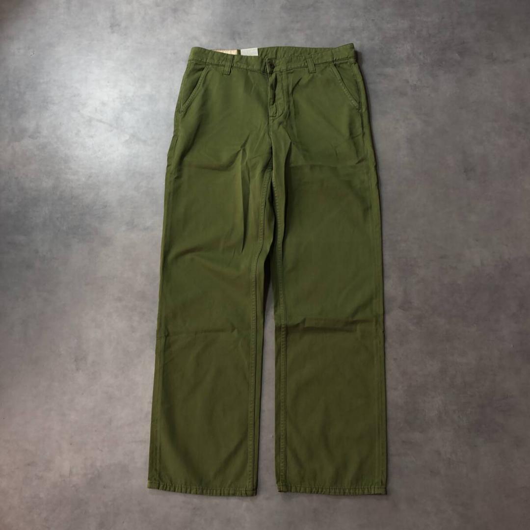 HQ069◇Nudie Jeans : Lazy Leo Green◇w31◇