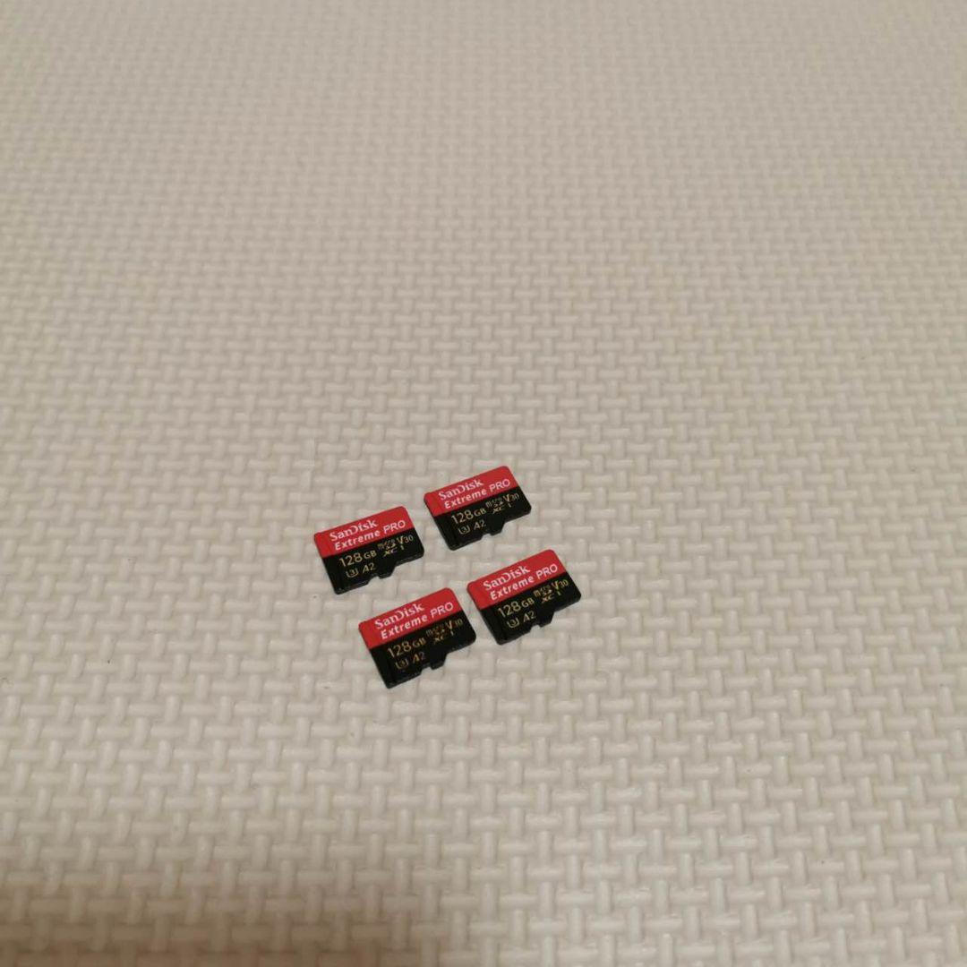 SanDisk microSDカード 128GB　4枚セット