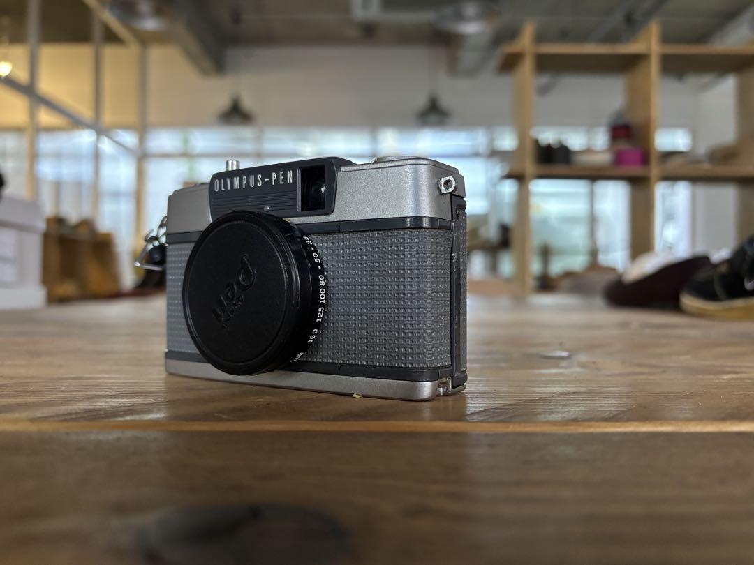 【完動品】Olympus PEN EE-2 レンジファインダーカメラ Olympus PEN EE-2レンジファインダーカメラ シルバー・グレー