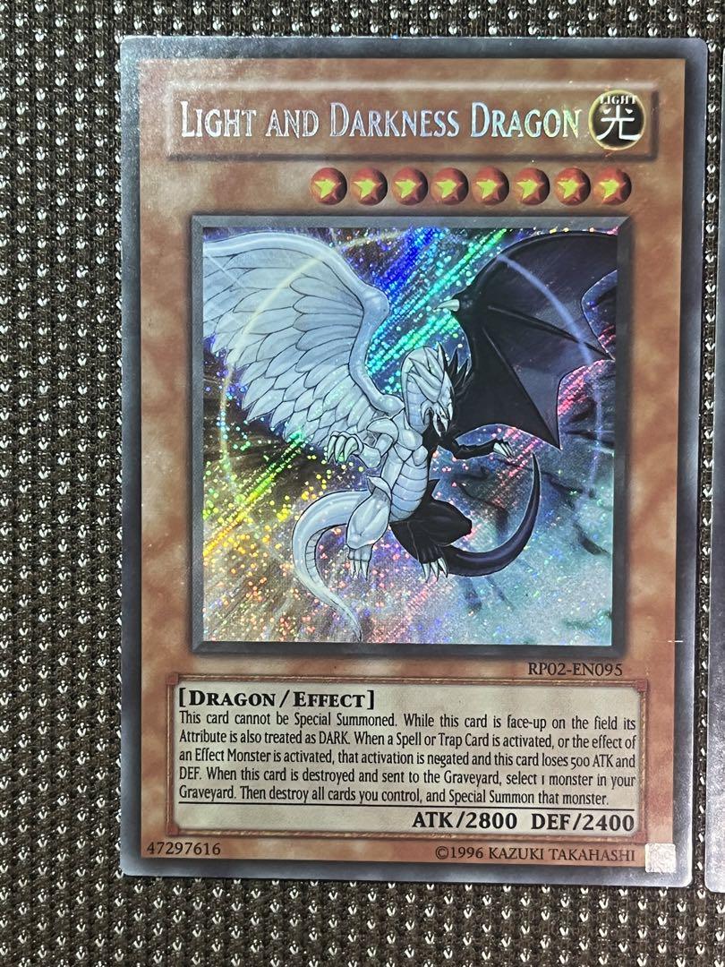 光と闇の竜　rp02 英語 遊戯王 光と闇の竜 EU版(英語) シク レトロパック 3枚 RP02