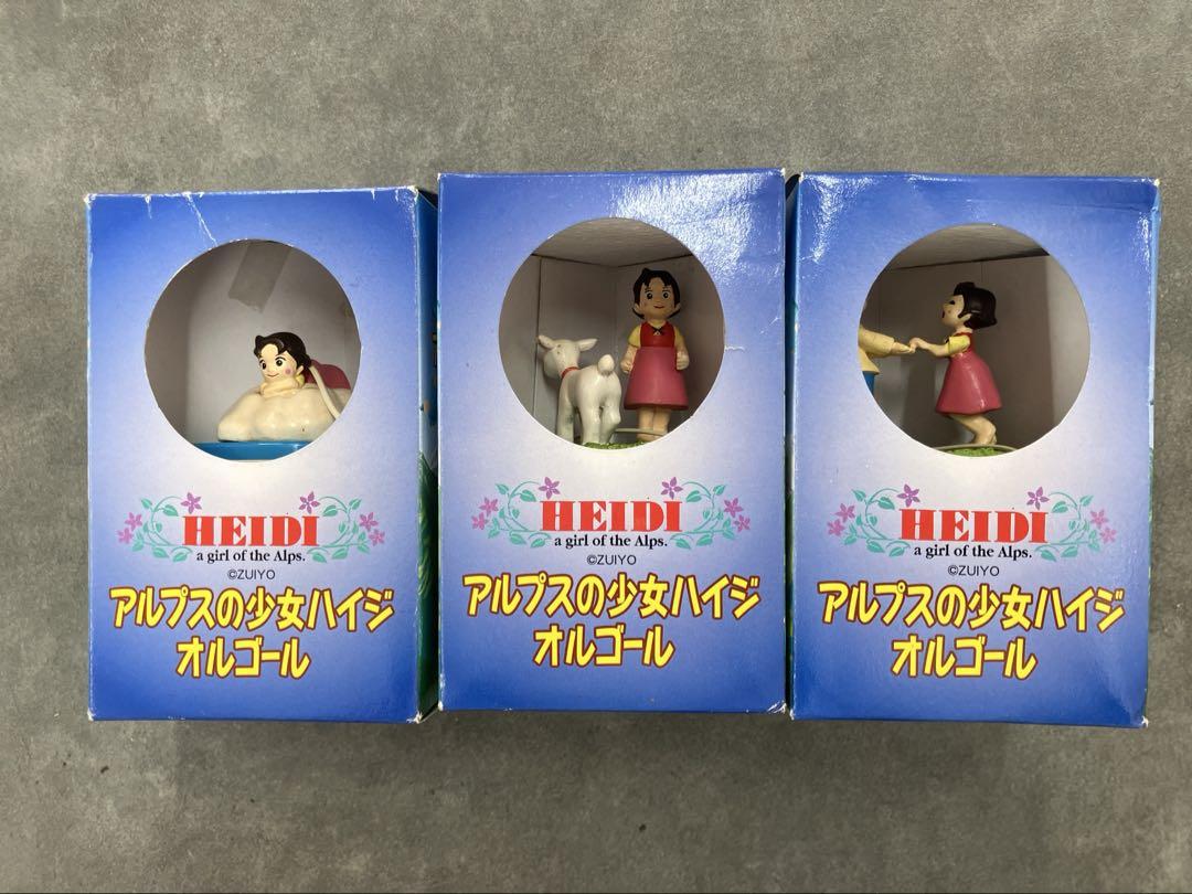 【保証書付】 希少！】アルプスの少女ハイジ オルゴール サンライク 3種セット その他