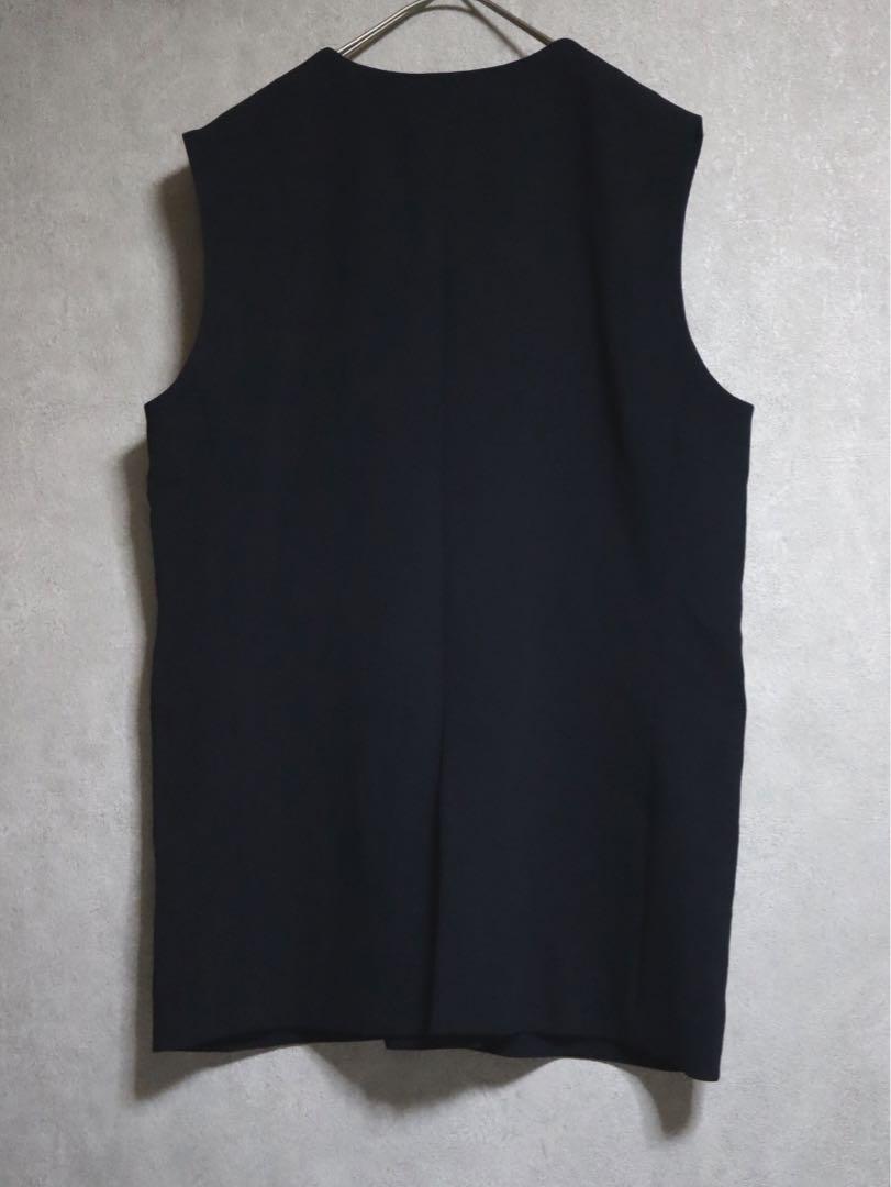 SOÉJU ソージュ クルーネックジレ ベスト ネイビー M 美品