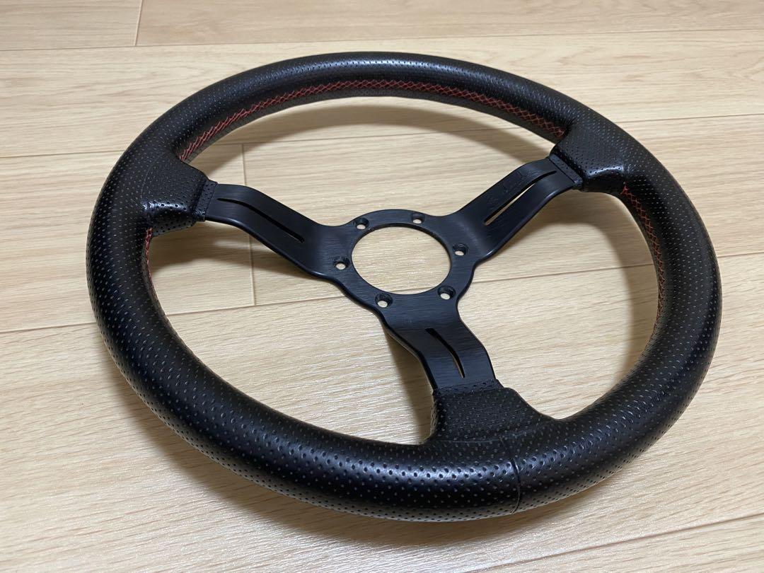NARDI　ラリー パンチングレザー ディープコーン　レッドステッチ 330