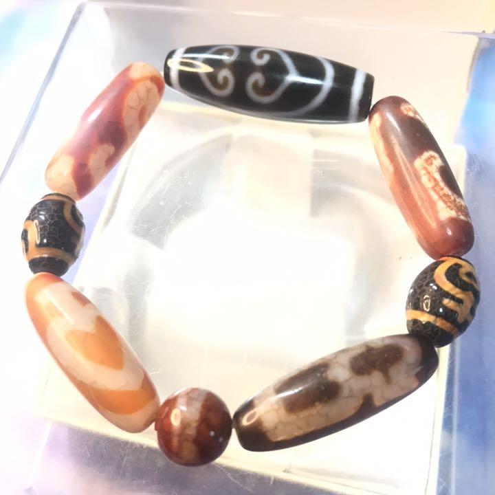 七つの天珠からなる開運心願成就ブレスレットkouga.tenjyu