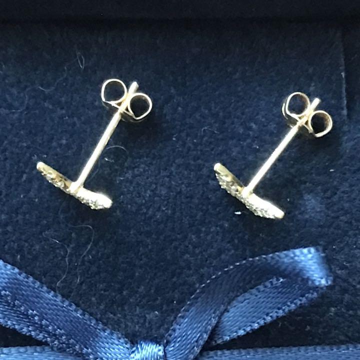 AHKAH ピアス バタフライパヴェ AHKAH アーカー⭐︎バタフライパヴェピアス⭐︎K18 ダイヤモンド