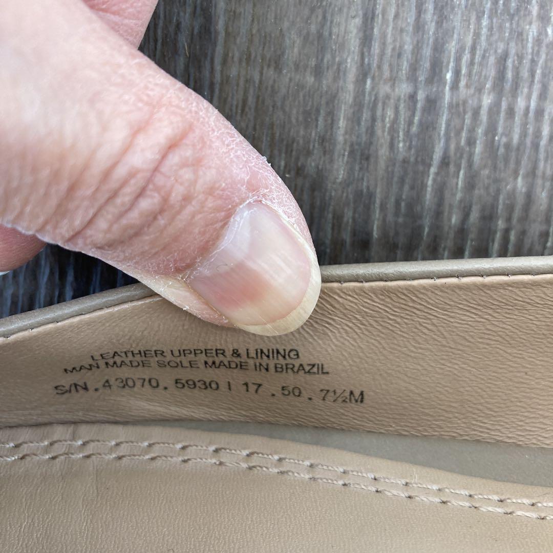 Tory Burch ベージュ フラットシューズ 7.5M（24.5サイズ）