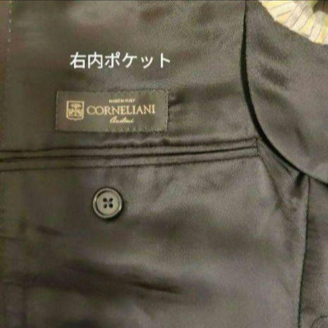 新品未使用 Corneliani Super130's 黒スーツ 50 6R