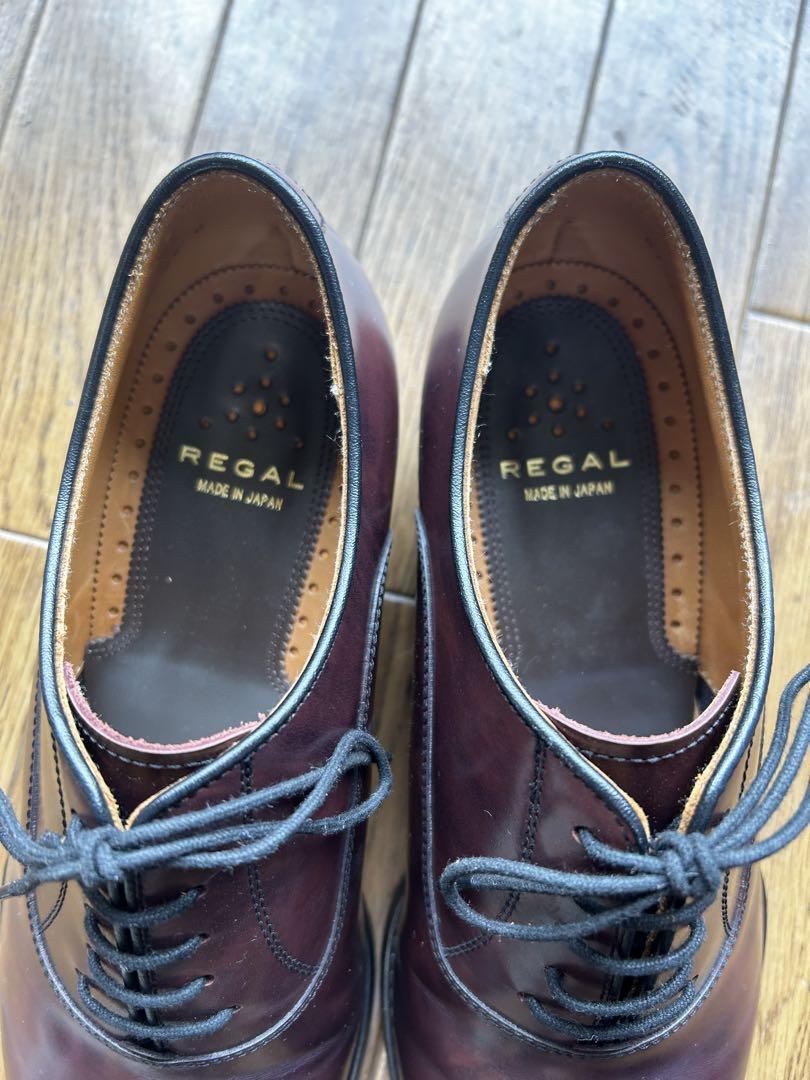 REGAL リーガル ストレートチップ ダークブラウン 25cm