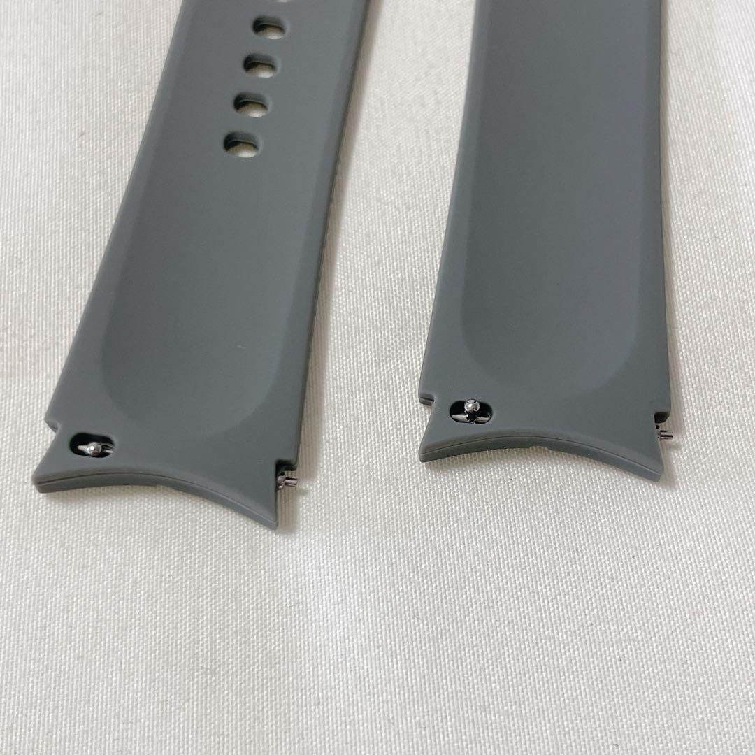 Galaxy Watch 6/5/4 バンド　ベルト　交換用　20mm グレー