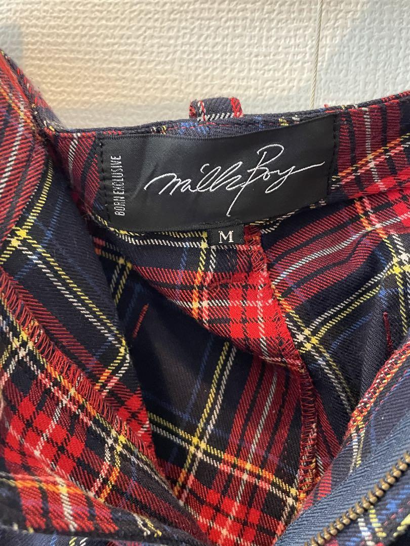 MILKBOY（ミルクボーイ）の「CHECKERED ボンテージパンツ