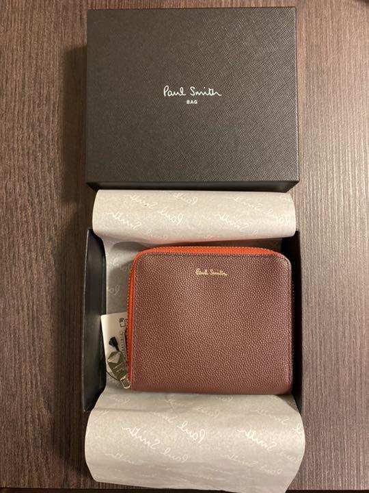 安い最安値 ❁新品未使用箱付❁ポールスミス ダブルジップコンパクト財布 ボルドー IxhHC-m91711927443 大得価国産