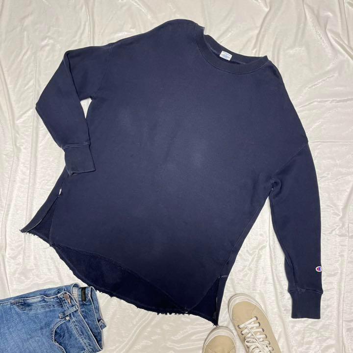 バーゲン! Champion チャンピオン✴︎ サイドジップ 長袖トレーナー