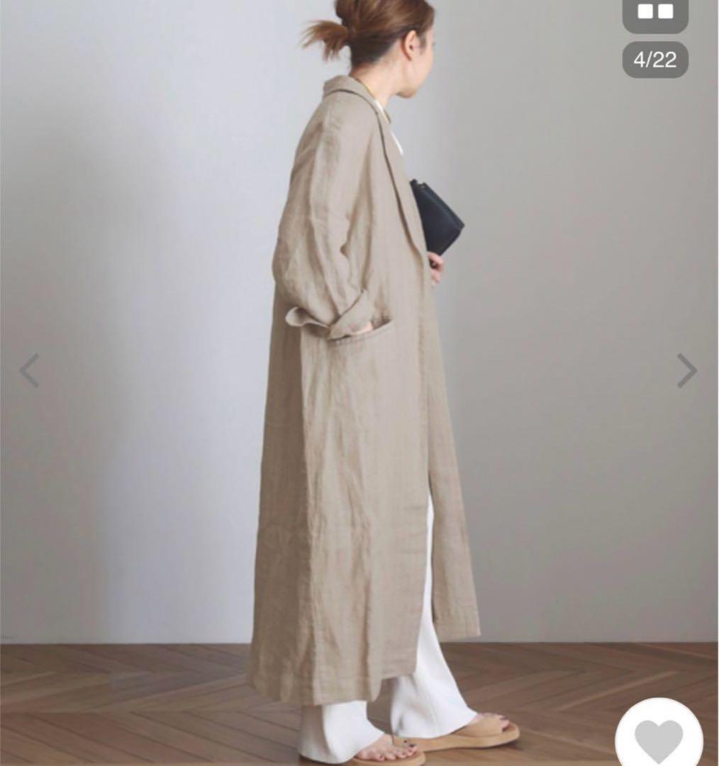 ファッションショー MES DEMOISELLES メドモアゼル リネンコートFREE SIZE・Mes Demoiselles... 人気ブランドも見つかる!