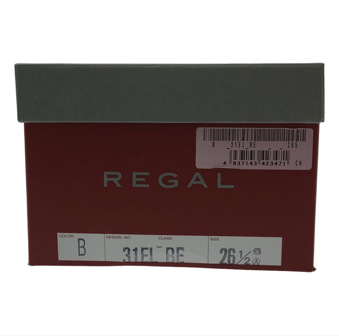 REGAL リーガル ストレートチップ 3/EL 26.5ブラック