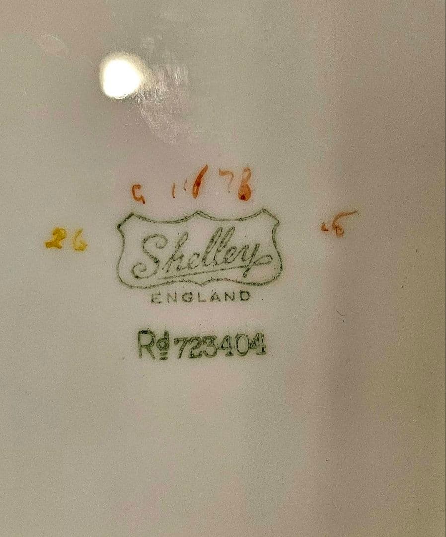 アールデコ プレート 英国 Shelley 製目立った傷や汚れなし WWW_OPDRERGINERDOGAN_COM