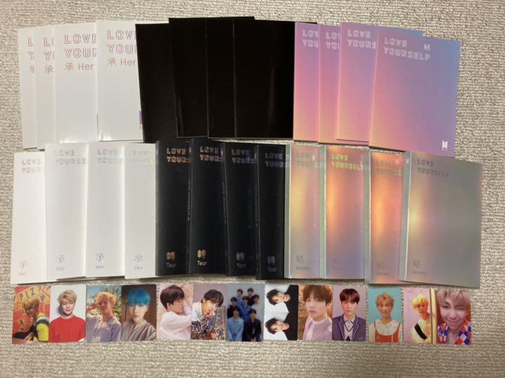 BTS LOVE YOURSELF 承・轉・結 4形態セット トレカ付き justice.gouv.cd